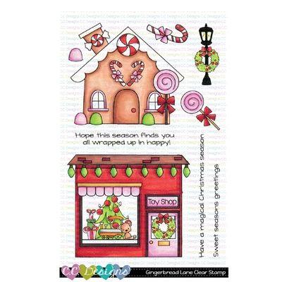 C.C. Designs Clear Stamps - Gingerbread Lane